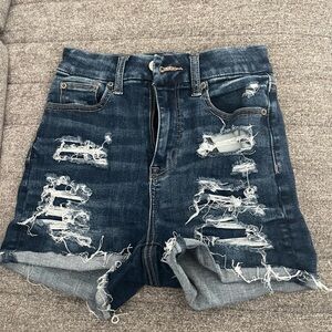 American Eagle Outfitters Dark Blue Denim Jeans, Size 00